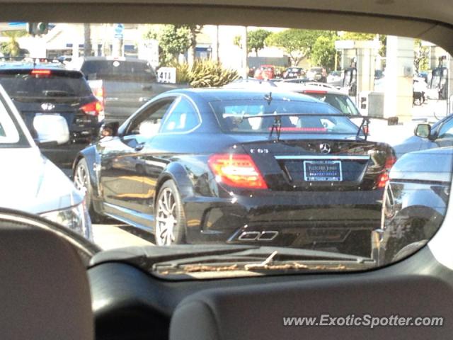 Mercedes C63 AMG spotted in Laguna, California