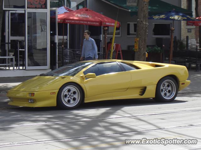 Lamborghini Diablo spotted in Toronto, Canada