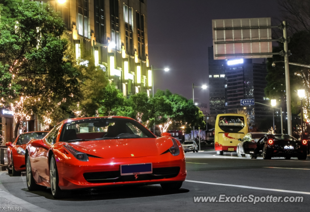 Ferrari 458 Italia spotted in Shanghai, China