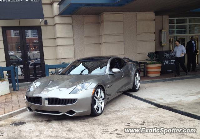 Fisker Karma spotted in Buckhead, Georgia