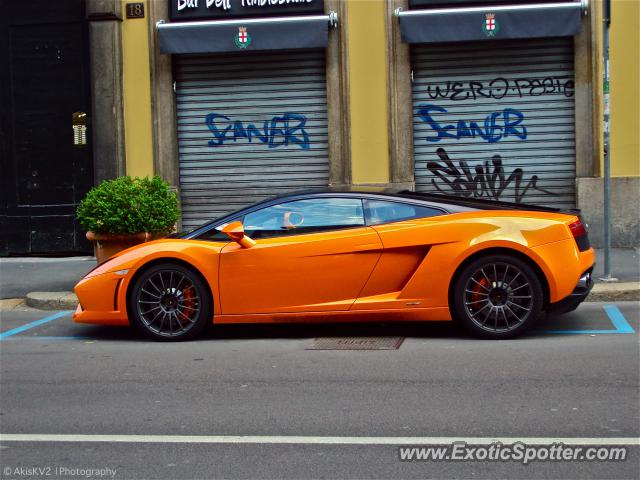 Lamborghini Gallardo spotted in Milan, Italy