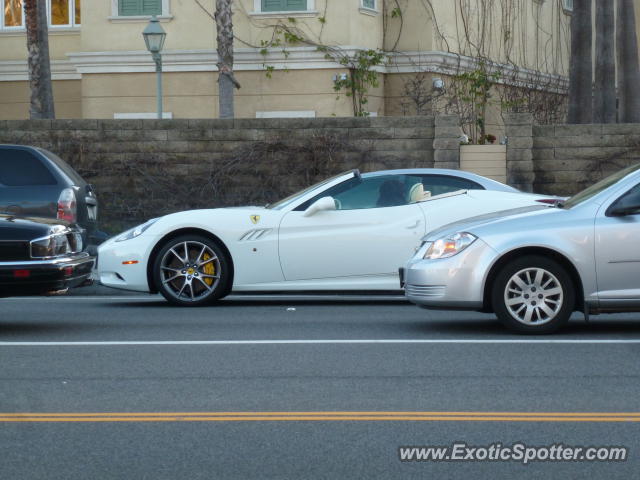 Ferrari California spotted in Newport Beach, California