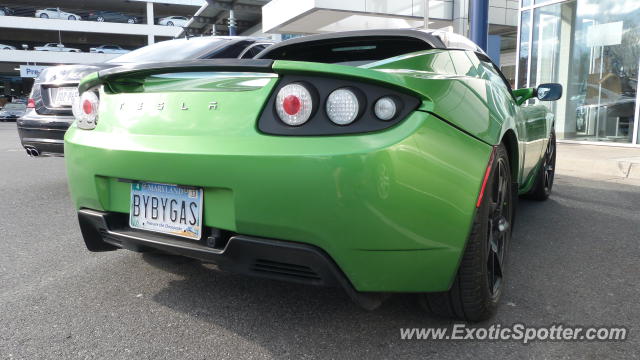 Tesla Roadster spotted in DC, Maryland