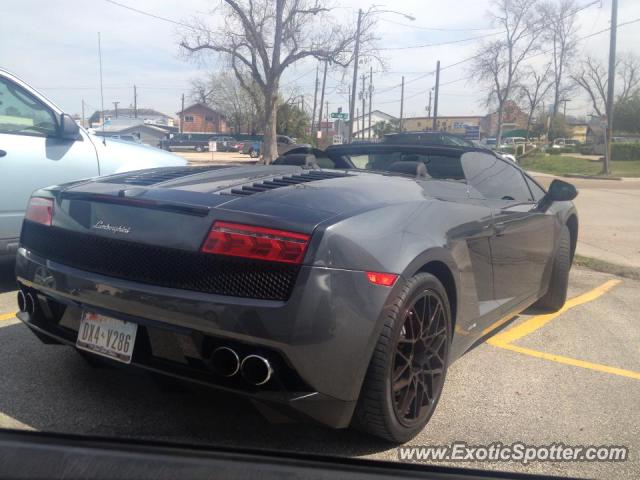 Lamborghini Gallardo spotted in Houston, Texas