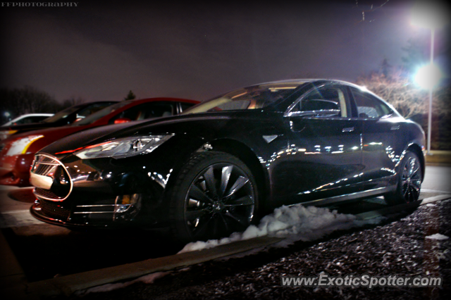 Tesla Model S spotted in Indianapolis, Indiana