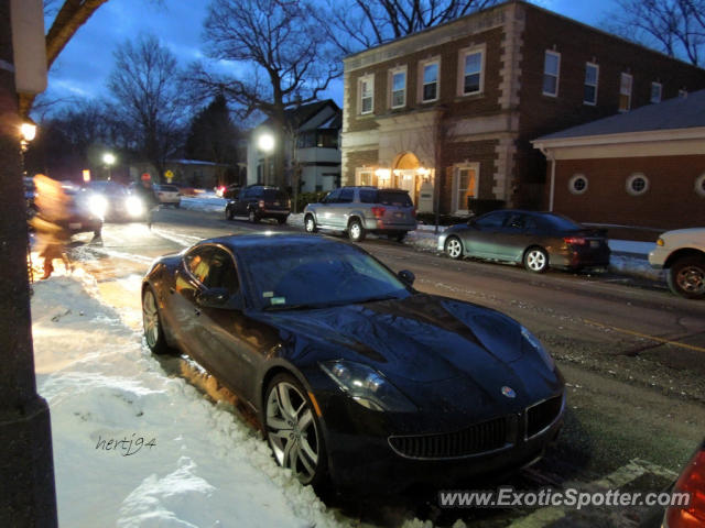 Fisker Karma spotted in Lake Forest, Illinois