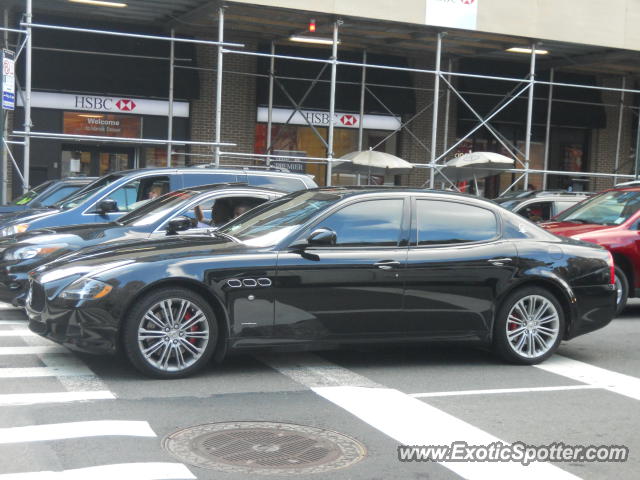 Maserati Quattroporte spotted in NYC, New York