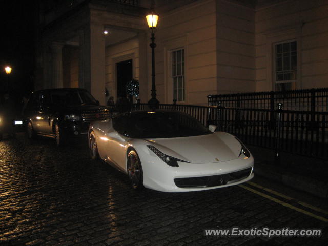Ferrari 458 Italia spotted in London, United Kingdom
