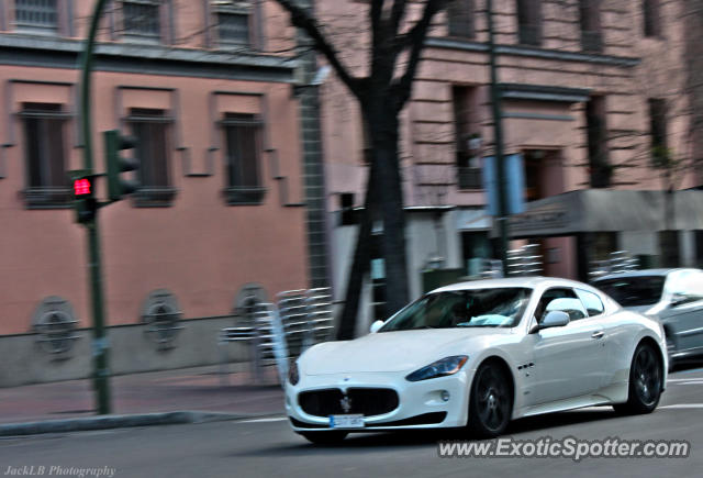 Maserati GranTurismo spotted in Madrid, Spain