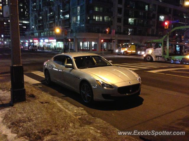 Maserati Quattroporte spotted in Toronto, Canada