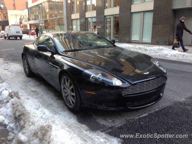 Aston Martin DB9 spotted in Toronto, Canada