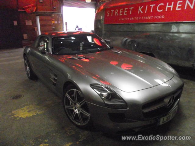 Mercedes SLS AMG spotted in London, United Kingdom