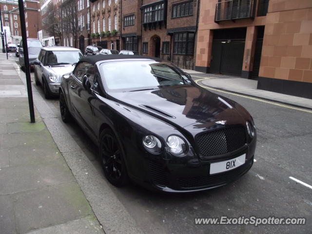 Bentley Continental spotted in London, United Kingdom