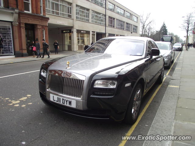 Rolls Royce Ghost spotted in London, United Kingdom