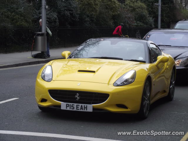 Ferrari California spotted in London, United Kingdom