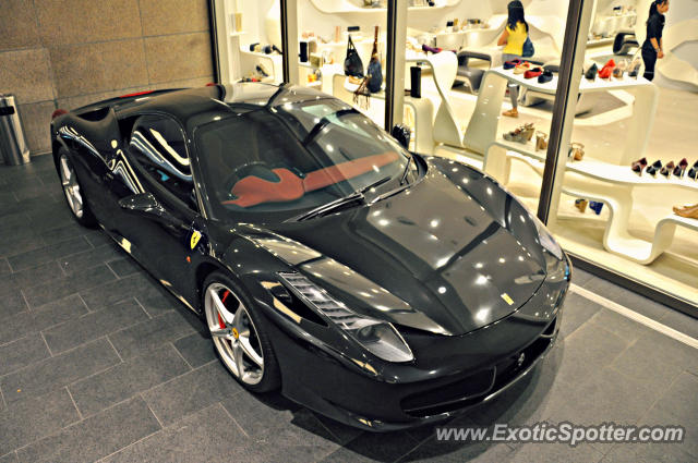 Ferrari 458 Italia spotted in Bukit Bintang KL, Malaysia