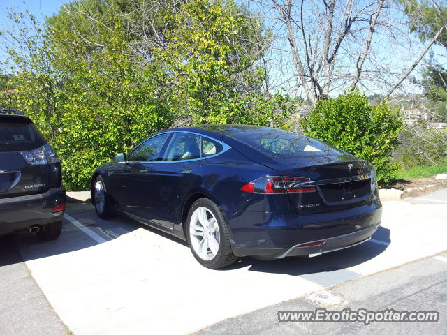 Tesla Model S spotted in Palos Verdes, California