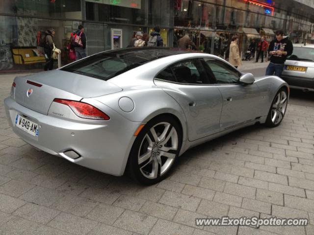 Fisker Karma spotted in Rome, Italy