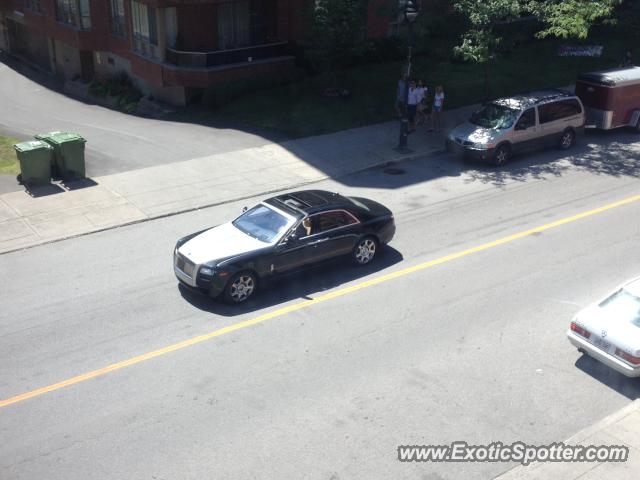 Rolls Royce Ghost spotted in Montreal, Canada