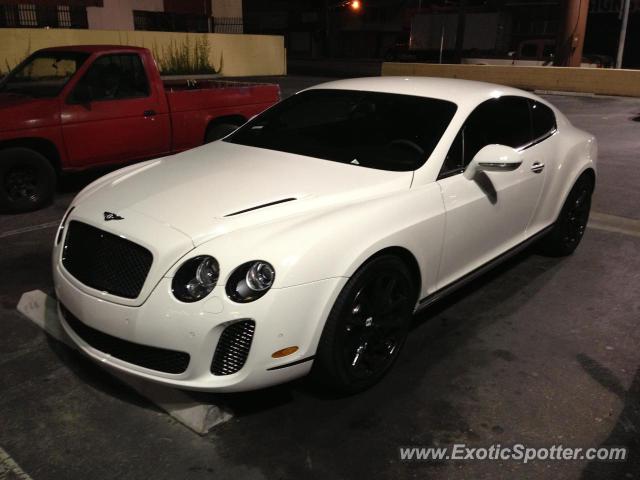 Bentley Continental spotted in Don't know, Nevada