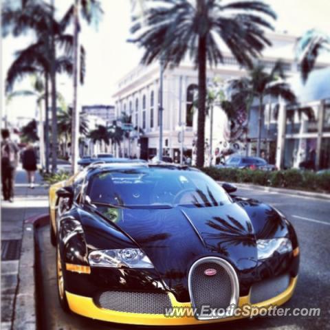Bugatti Veyron spotted in Beverly Hills, California