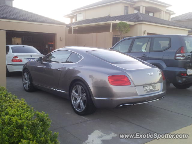 Bentley Continental spotted in Perth, Australia