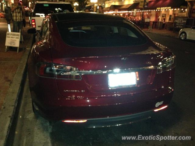 Tesla Model S spotted in San Diego, California