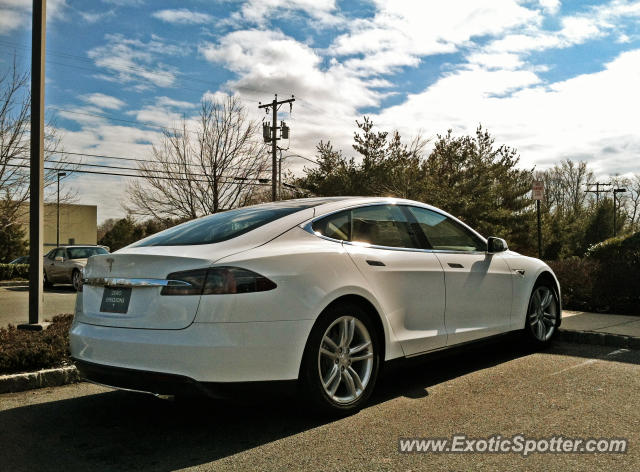 Tesla Model S spotted in Ocean, New Jersey