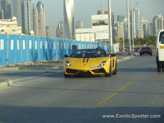 Lamborghini Gallardo spotted in Dubai, United Arab Emirates