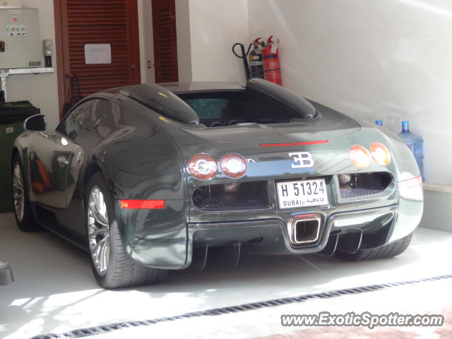 Bugatti Veyron spotted in Dubai, United Arab Emirates