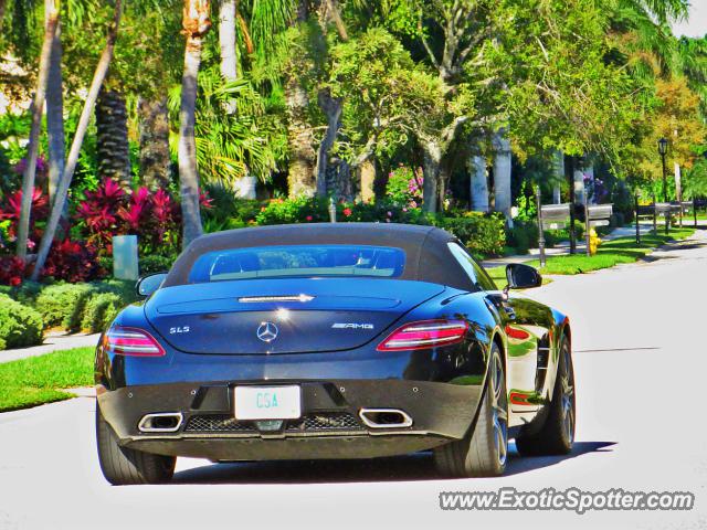 Mercedes SLS AMG spotted in Palm Beach, Florida