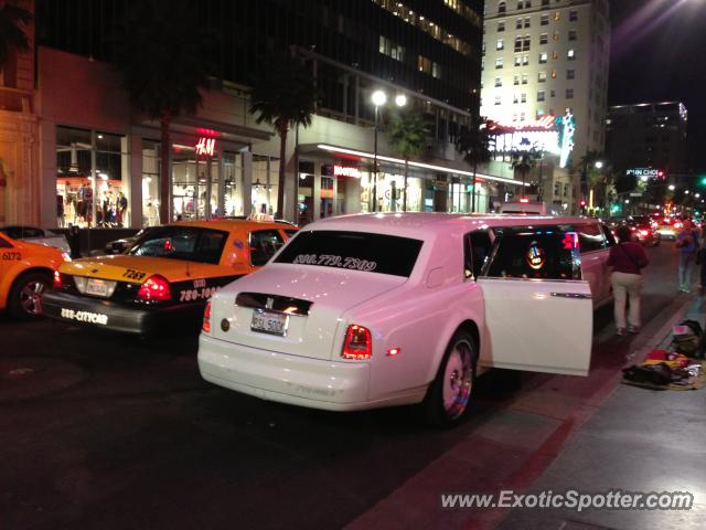 Rolls Royce Phantom spotted in Los Angeles, California