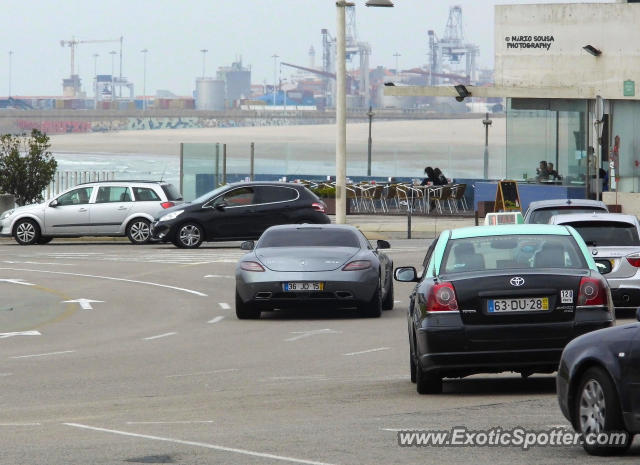 Mercedes SLS AMG spotted in Porto, Portugal