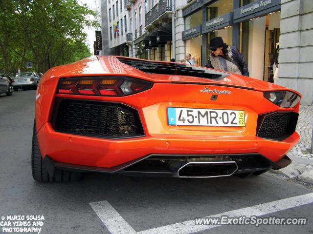 Lamborghini Aventador spotted in Lisboa, Portugal