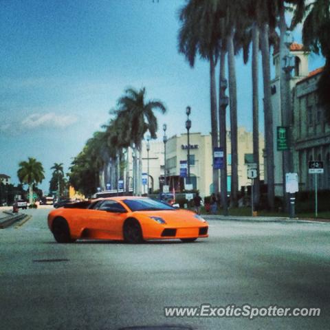 Lamborghini Murcielago spotted in Boca Raton, Florida