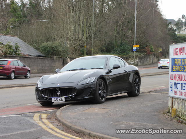 Maserati GranTurismo spotted in Glasgow, United Kingdom
