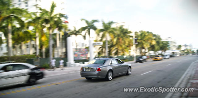 Rolls Royce Ghost spotted in Miami, Florida