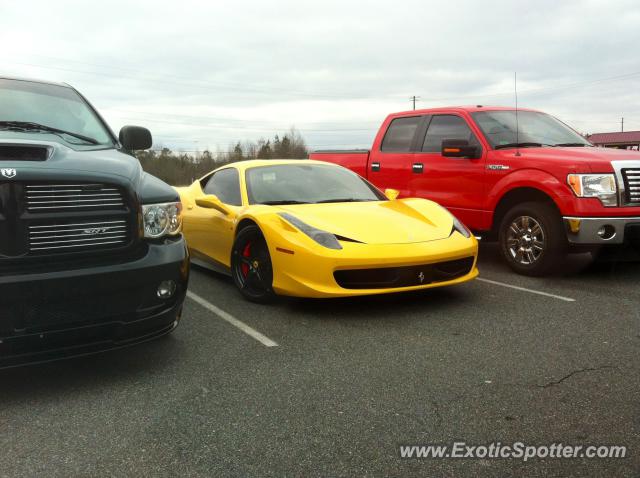 Ferrari 458 Italia spotted in Kennesaw, Georgia