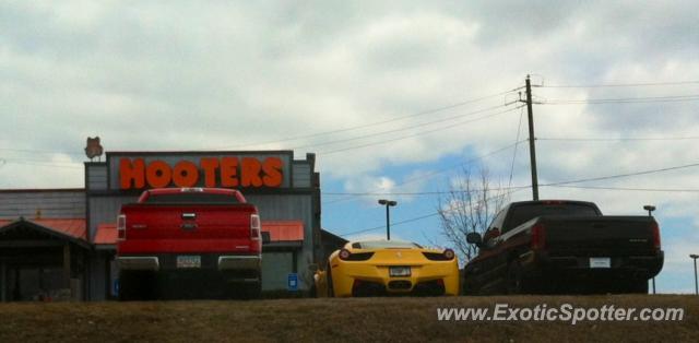Ferrari 458 Italia spotted in Kennesaw, Georgia