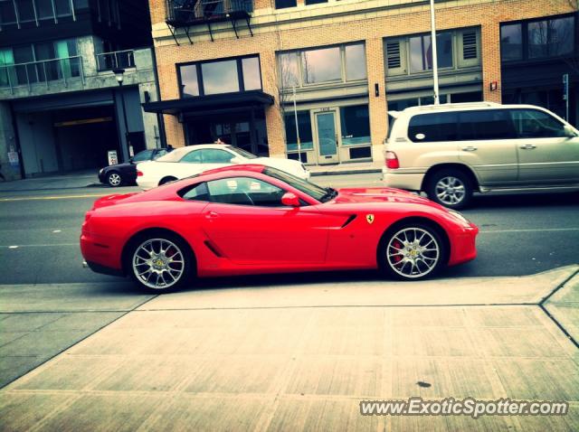 Ferrari 599GTB spotted in Seattle, Washington
