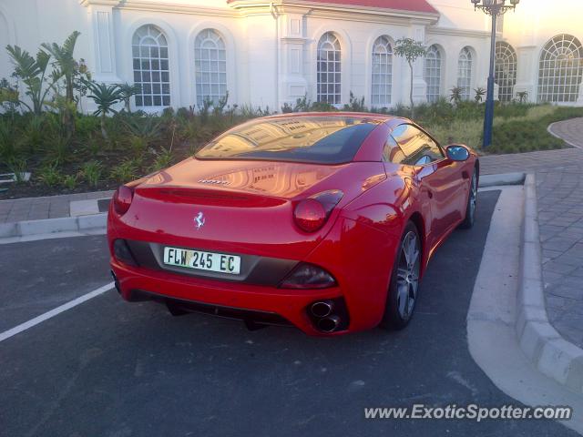 Ferrari California spotted in Port Elizabeth, South Africa