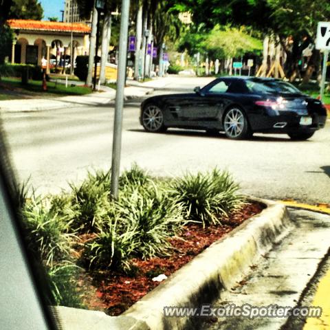 Mercedes SLS AMG spotted in Boca Raton, Florida