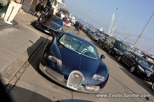 Bugatti Veyron spotted in Geneva, Switzerland