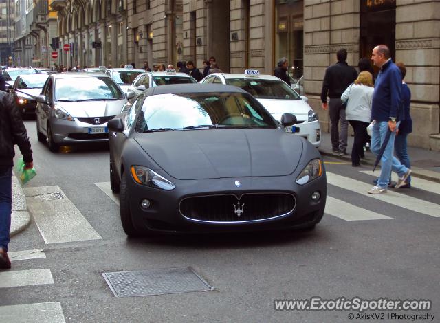 Maserati GranTurismo spotted in Milan, Italy