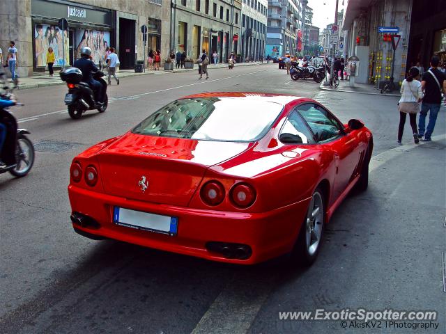 Ferrari 550 spotted in Milan, Italy