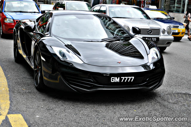 Mclaren MP4-12C spotted in Bukit Bintang KL, Malaysia