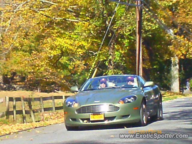 Aston Martin DB9 spotted in South Salem, New York