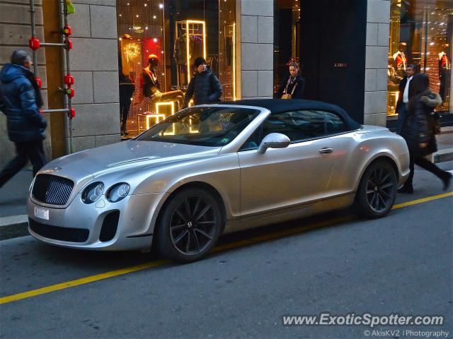 Bentley Continental spotted in Milan, Italy
