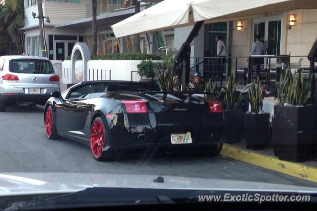 Lamborghini Gallardo spotted in Coral Gables, Florida