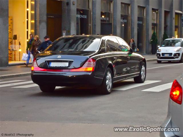 Mercedes Maybach spotted in Milan, Italy